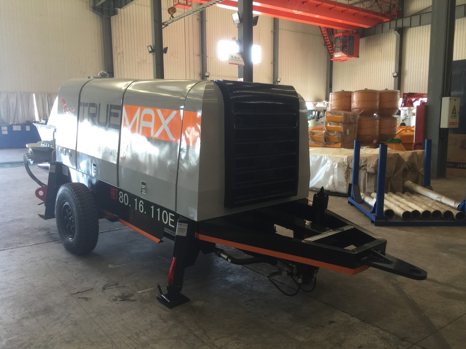 混凝土拖泵發(fā)聲大，這樣解決