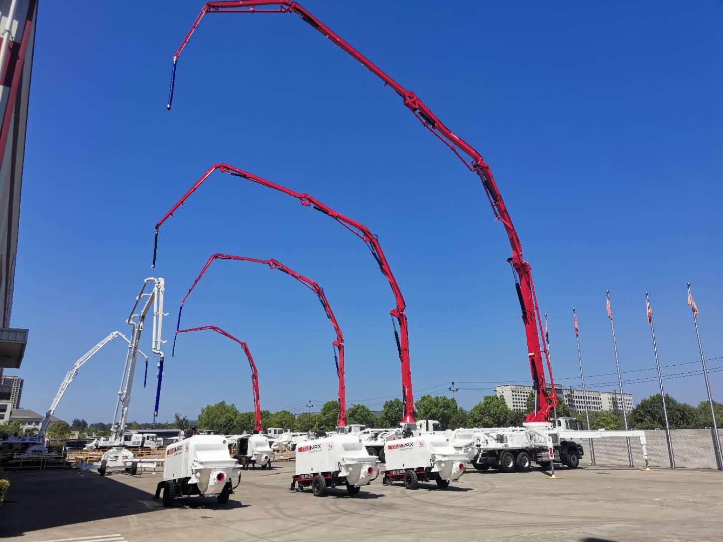 混凝土泵車的操作和注意事項