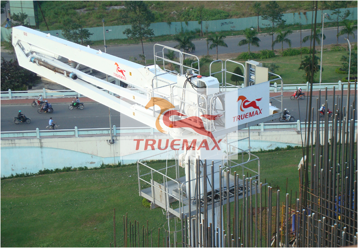 混凝土布料機施工前注意要點