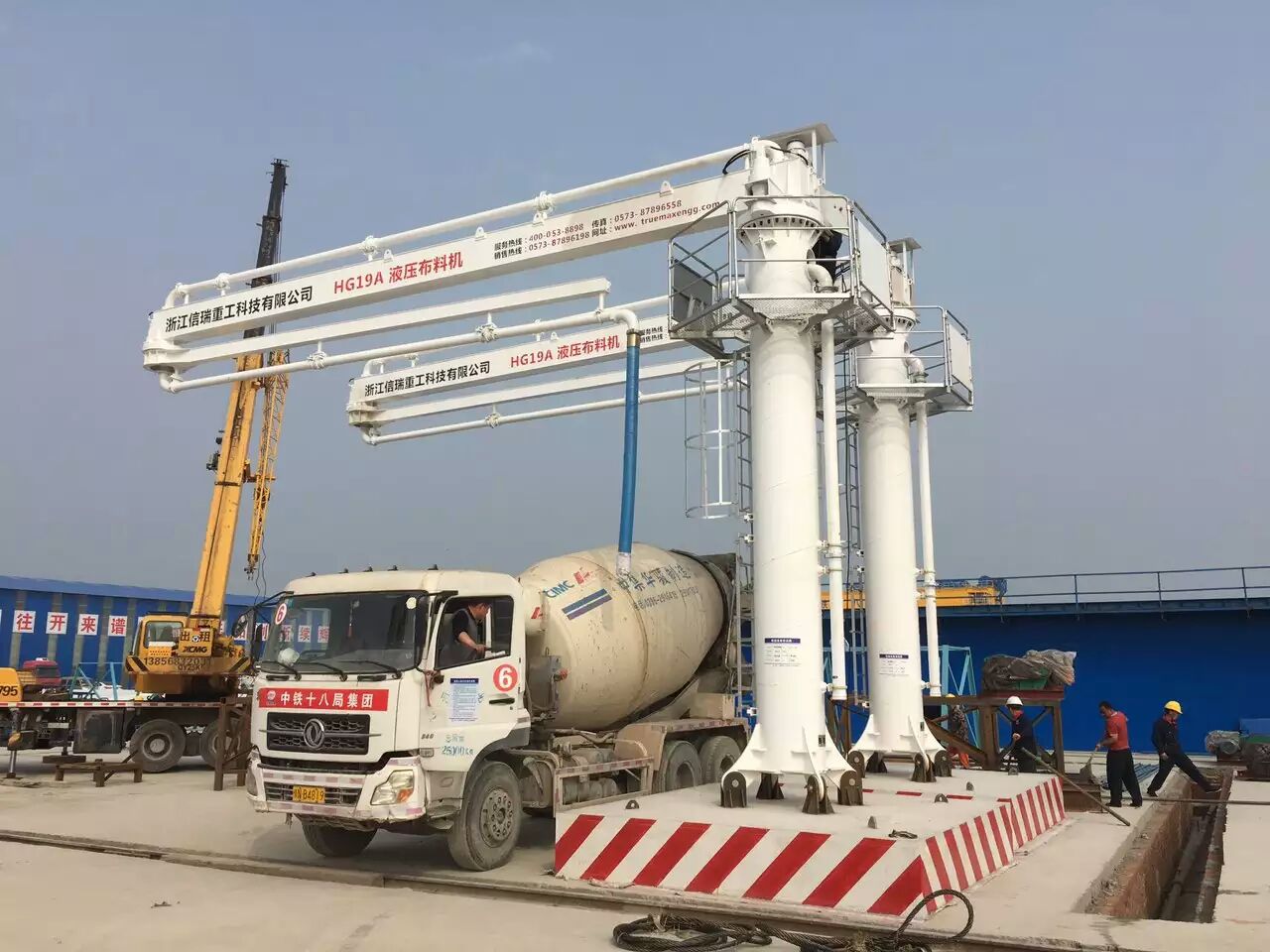 高鐵預(yù)制梁布料機(jī)配置