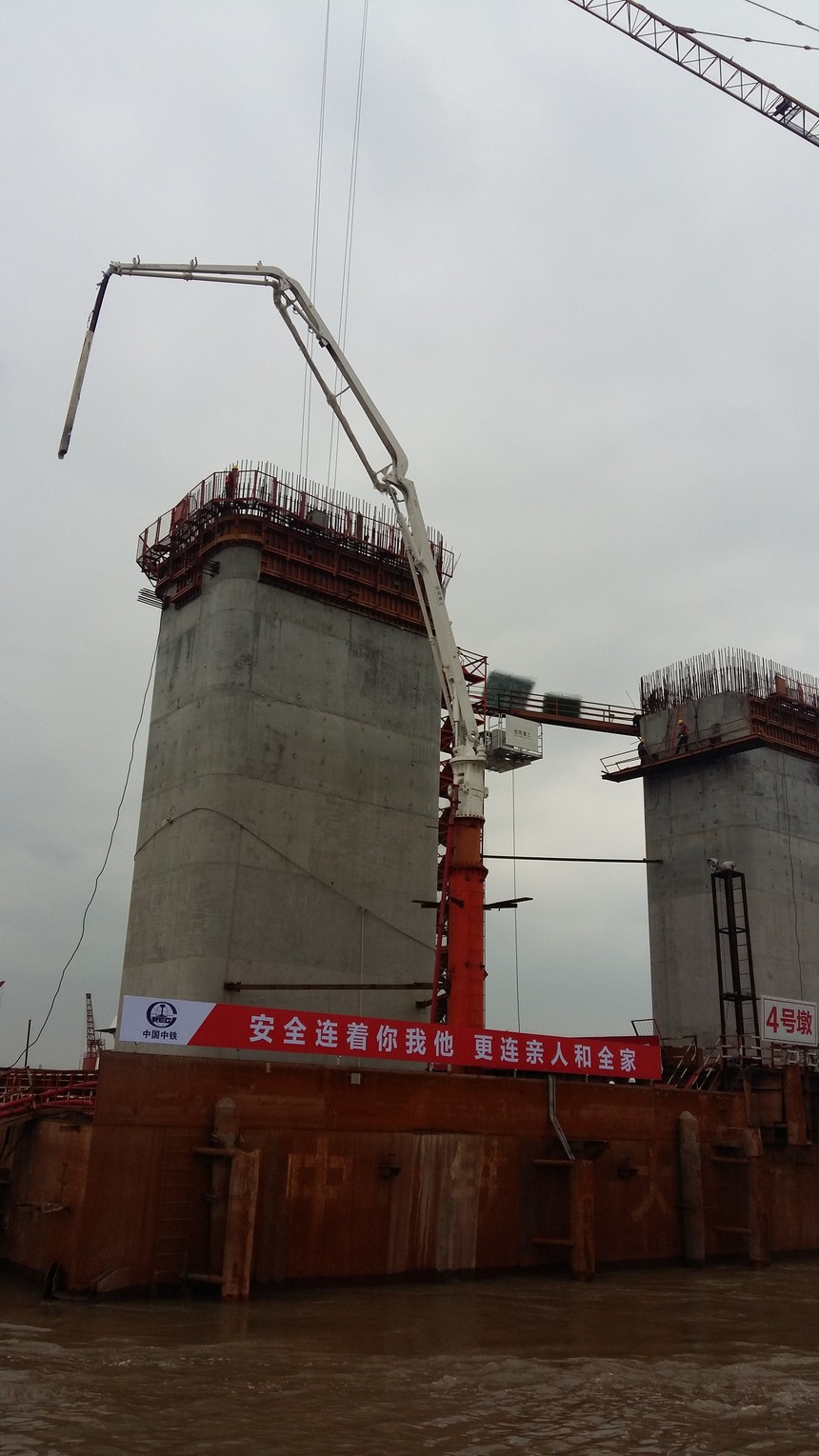 HG21AM米模架布料機-中鐵大橋局-蕪湖長江大橋-安徽蕪湖(圖2)