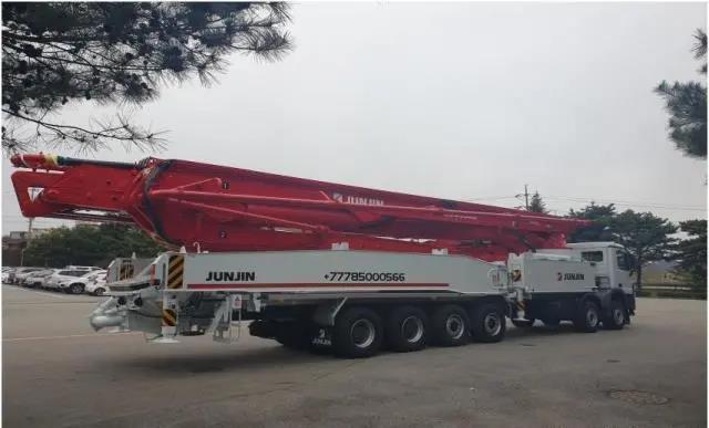 王者進階！77米6節(jié)臂，韓國最大泵車交付！(圖6)